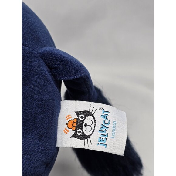 Jellycat London Luda Monster Plush Stuffed Animal Navy Blue 17” Retired *READ* - Picture 8 of 16
